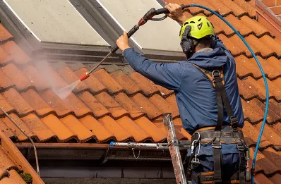 Démoussage et hydrofuge de toiture à Plouha